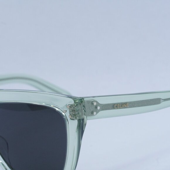 ?️ New Celine CL40256I 93A Sunglasses - Light Green Transparent Frame main image 9